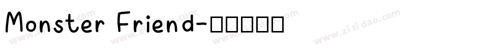 Monster Friend字体转换